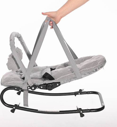 Lorelli Manual Baby Relax Eliza Luxe Silver Blue Stars for Child up to 9kg