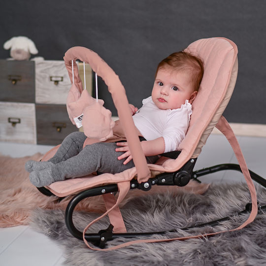 Lorelli Manual Baby Relax Eliza Luxe Frosty Green Stars for Child up to 9kg