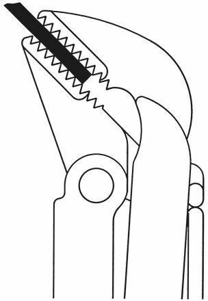 Wurth Plumbing Pliers 1" 314mm 45°