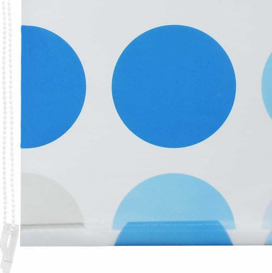 vidaXL Κουρτίνα Μπάνιου Υφασμάτινη Ρολό 100x240 cm Πολύχρωμο