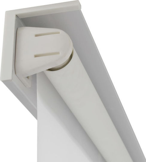 vidaXL Κουρτίνα Μπάνιου Υφασμάτινη Ρολό 80x240 cm Λευκό
