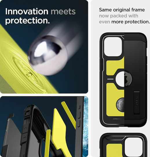 Spigen Tough Armor Back Cover Plastic / Silicone 2mm Black (iPhone 13)