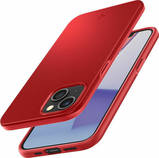 Spigen Thin Fit Back Cover Silicone Red (iPhone 13 mini)