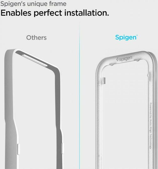 Spigen GLAS.tR ALIGNmaster Sticlă călită pe toată fața 2buc (iPhone 13 mini) AGL03398
