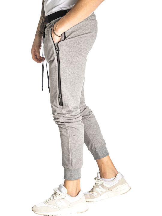 Paco & Co Men's Sweatpants with Rubber Gray