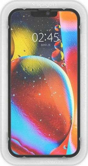 Spigen GLAS.tR ALIGNmaster 0.3mm Full Face Tempered Glass 2τμχ Μαύρο (iPhone 17e / 16e / 14 / 13 / 13 Pro)