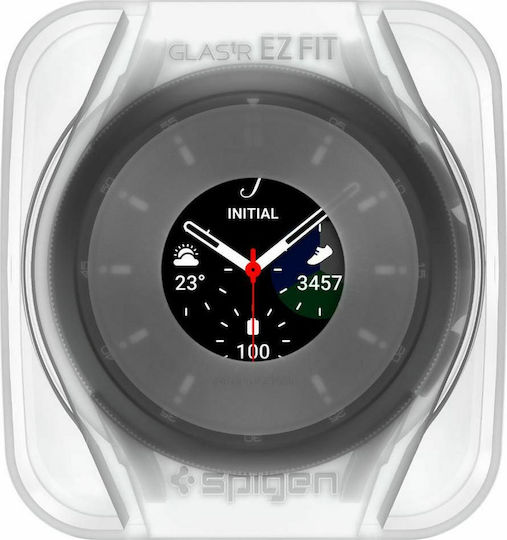 Spigen GLAS.tR EZ Fit Tempered Glass for the Galaxy Watch 4 Classic 42mm 2pcs AGL03747