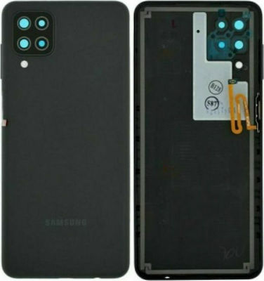 Samsung Replacement Back Cover Black for Galaxy A12