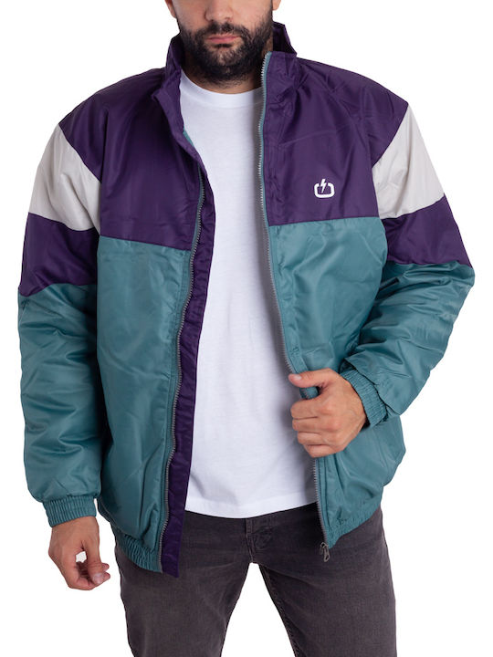 Geci Biker Bomber Pine / Mov / Gheață