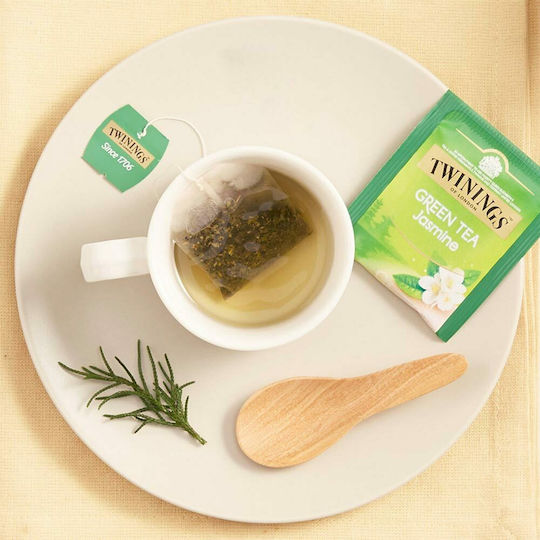 Twinings Verde Ceai 10 Pungi 18gr 1buc cu Aromă Jasmine