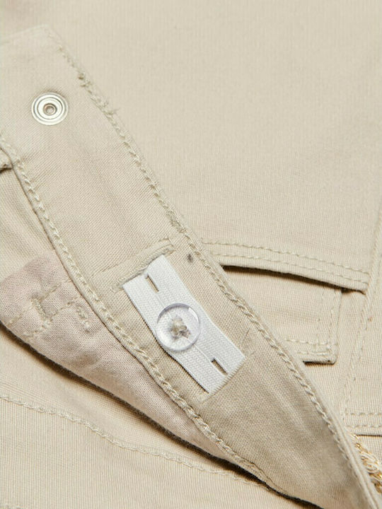 Kids' Shorts/Bermudas Fabric Beige