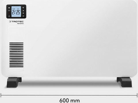 Trotec TCH 2310 E 1410000550 Convector Heater Floor 2300W with Electronic Thermostat 60x38cm White