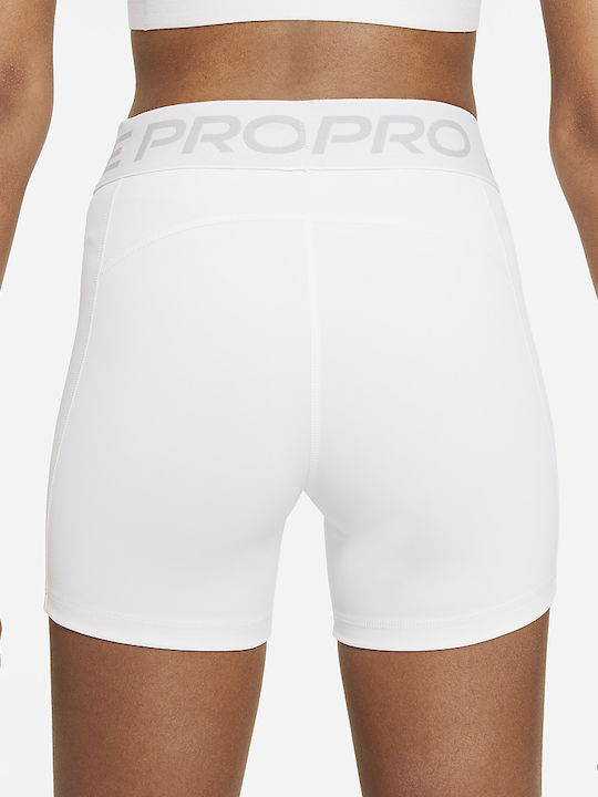 Nike Dri-Fit Pro 365 Training Γυναικείο Κολάν-Σορτς Λευκό