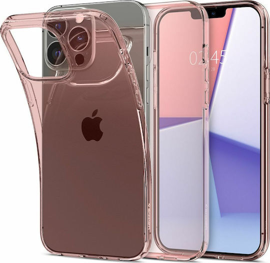 Spigen Crystal Flex Back Cover Σιλικόνης 2mm Ροζ (iPhone 13 Pro)