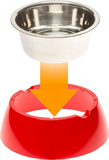 Ferplast Jolie Plastic Food and Water Bowl for Dog and Cat 850ml 20x6.7cm