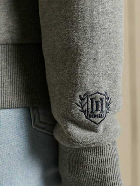 Pride In Craft Women's Sweatshirt Jacket Hooded Gray