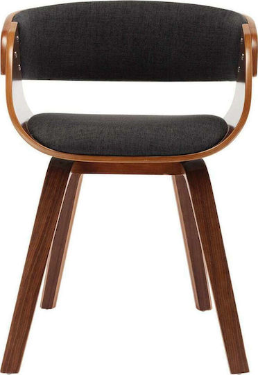 Stühle Speisesaal Grey / Brown 4Stück 53x52x70cm