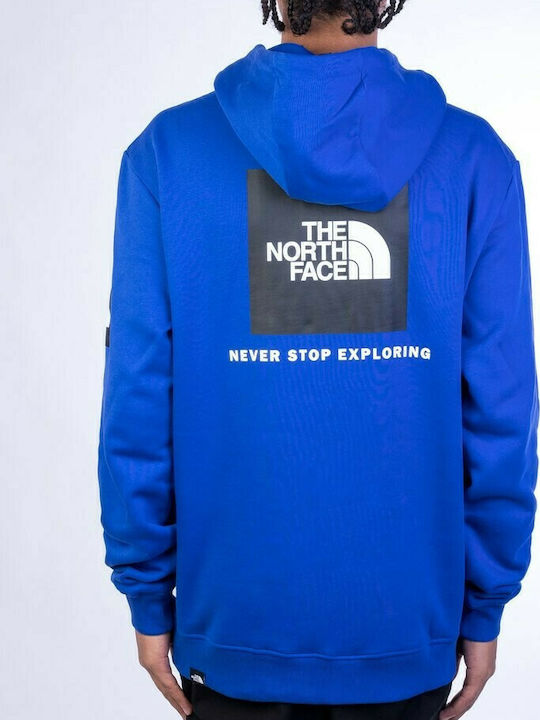 north face black and red hoodie