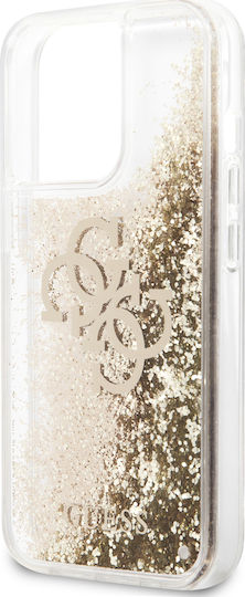 Guess Umschlag Rückseite Kunststoff Gold (iPhone 13 Pro Max)