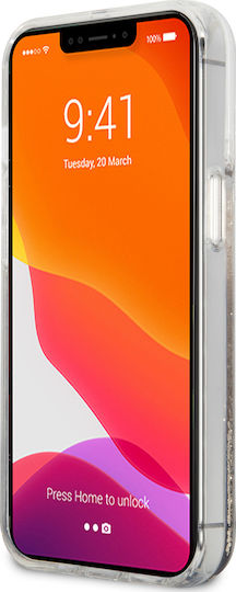 Guess Umschlag Rückseite Kunststoff Gold (iPhone 13 Pro Max)