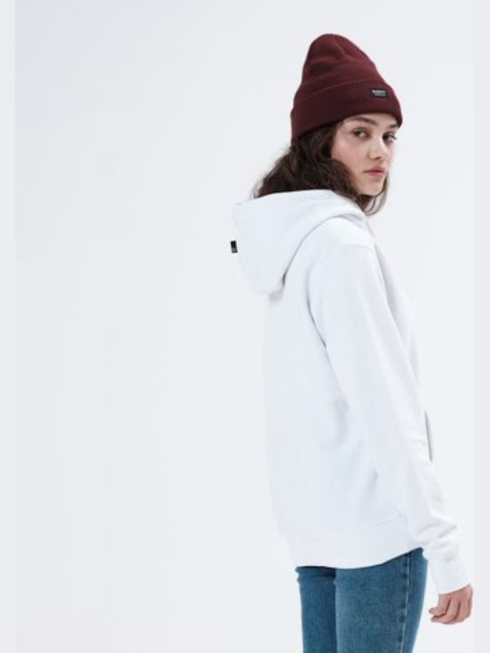 Basehit Women's Hooded Sweatshirt White