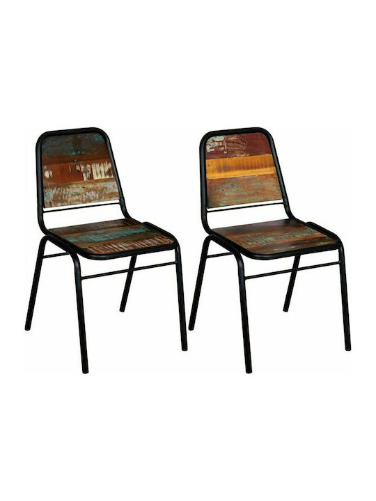 Dining Room Wooden Chair 44x59x89cm 2pcs