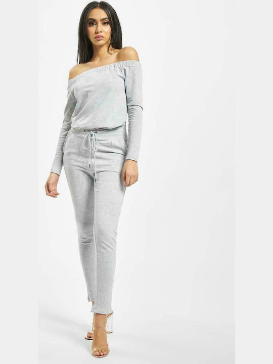 DEF Frauen Jumpsuits Stretch in grau