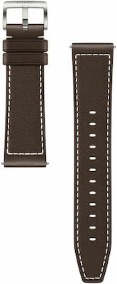 Huawei Watch 3 Pro Classic Titanium 48mm Αδιάβροχο με eSIM και Παλμογράφο (Καφέ)