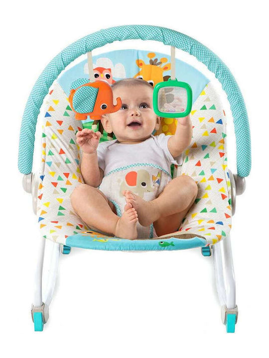 Bright Starts Relax Μωρού Κούνια Sunshine Seaside Rocker Πολύχρωμο για Παιδί έως 2kg