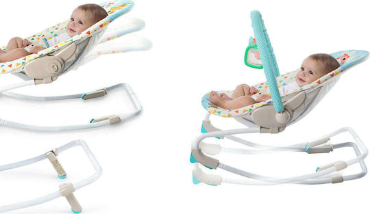Bright Starts Baby Relax Schaukel Sunshine Seaside Rocker Mehrfarbig für Kind bis 2kg