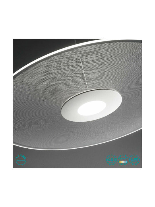 La Mia Luce Anemone Ceiling Mount Light 45cm White with Integrated LED