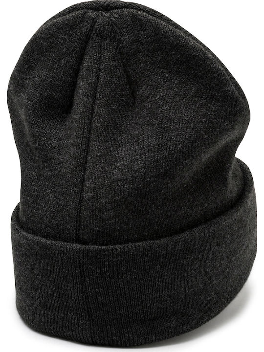 Archive Heather Beanie Ανδρικός Σκούφος με Rib Πλέξη σε Μαύρο χρώμα
