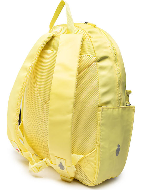 LEGO Tribini Joy Emoji School Bag Backpack Elementary, Elementary Yellow 17Liters