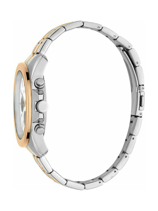 Esprit Watch Chronograph Battery with Metal Bracelet