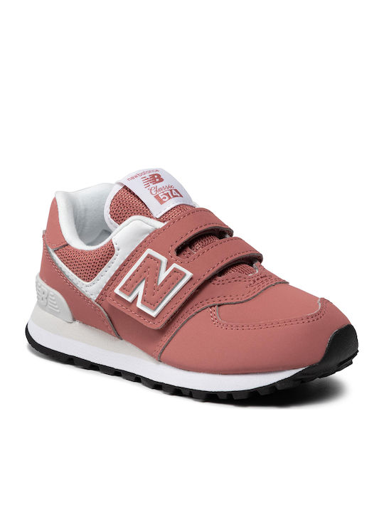 574 Classic 574 Παιδικά Sneakers με Σκρατς Ροζ