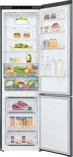 LG Kühl-Gefrierkombination 384Es Total NoFrost H203xB59.5xT68.2cm. Dark Graphite GBP62DSNGN