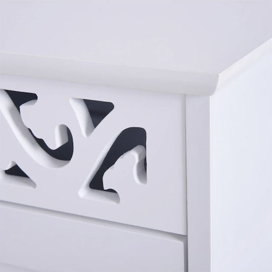 HomCom Ντουλάπι Μπάνιου 30x30x68.5cm Λευκό