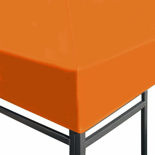 vidaXL Square Cover for Kiosk Orange with PVC Coating 3x3m 310gr/m²