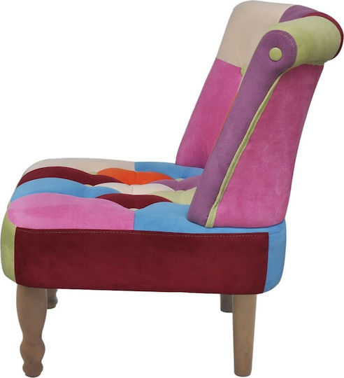 Armchair with Patchwork Design 52x64x70cm