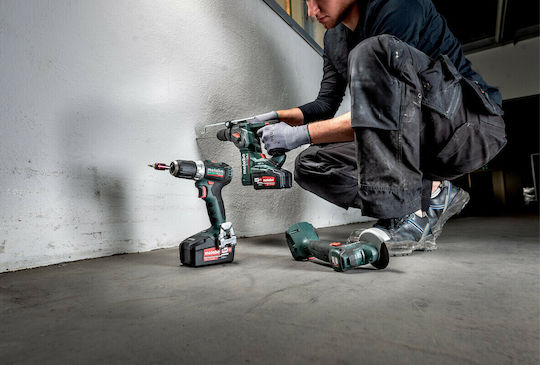 Metabo Combo Set 3.1.1 Σετ Γωνιακός Τροχός, Δράπανο & Δραπανοκατσάβιδο 18V με 2 Μπαταρίες 4Ah και Θήκη