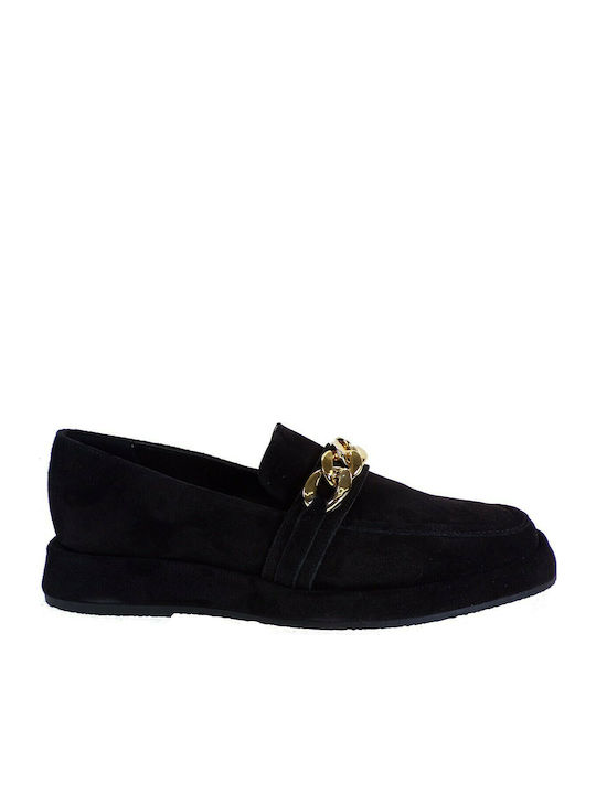 Utopia Sandals Women's Loafers in Black Color