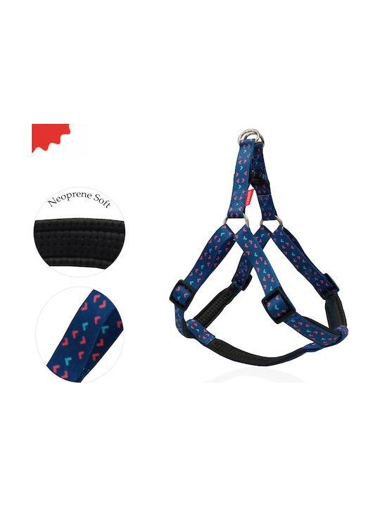 Pet Interest Dog Harness Motivo Cielo Blue Small 16mm x 35-55cm 32732