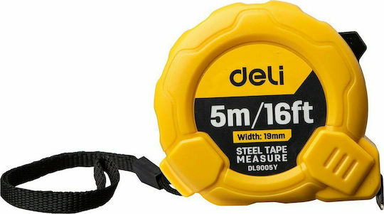 Deli Măsurătoare Cu Bandă Cu Reîntoarcere Automată 19mm x 5m