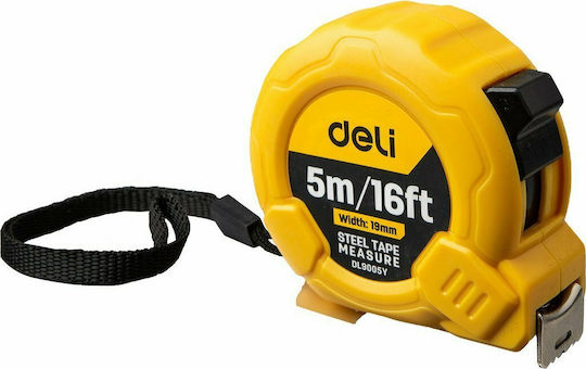 Deli Măsurătoare Cu Bandă Cu Reîntoarcere Automată 19mm x 5m