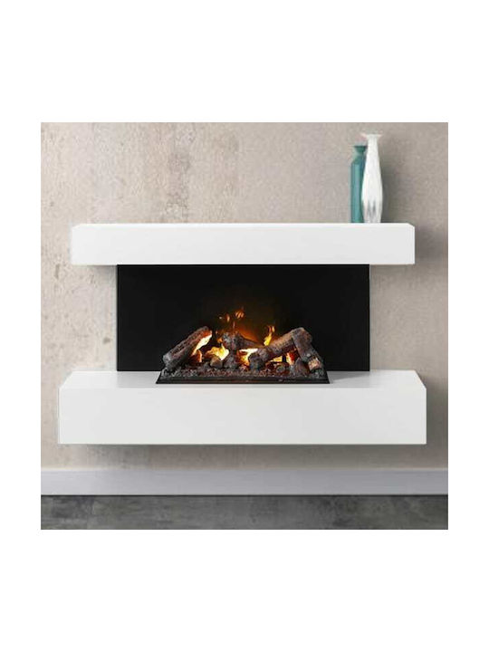 Dimplex Cassette 600L Logset Επιδαπέδιο Ηλεκτρικό Τζάκι 125W 41x18cm Μαύρο