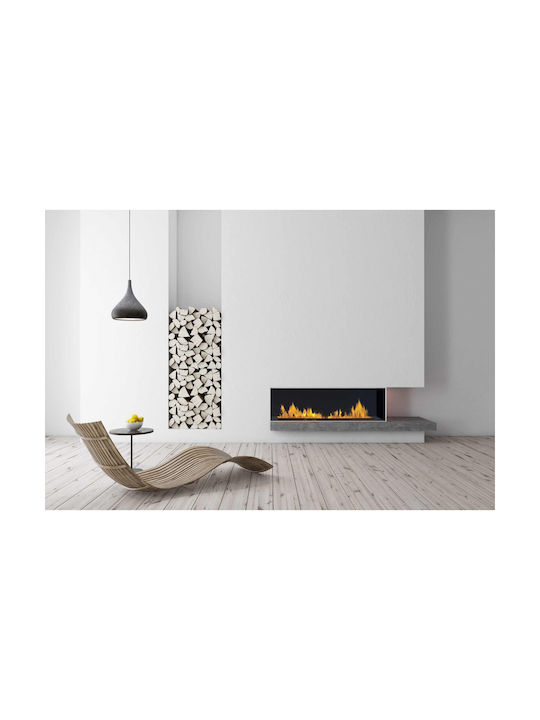 Dimplex Cassette 1000R Floor Electric Fireplace 450W 101.7x30.5cm Black