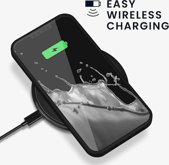KWmobile Rubberized Back Cover Σιλικόνης Black Matte (iPhone 13 Pro)