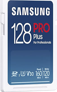 Samsung Pro Plus SD (2021) SDXC 128GB Class 10 U3 V30 UHS-I