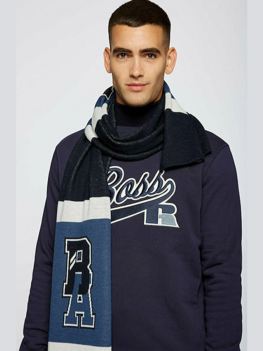 X Russell Athletic Ανδρικό Κασκόλ Μάλλινο Navy Μπλε