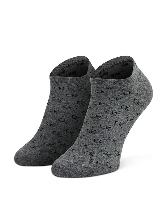 Calvin Klein Men's Patterned Socks Gray 2Pack